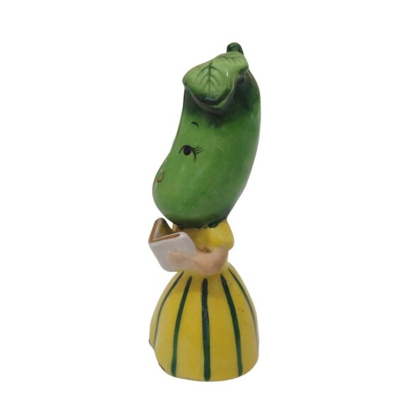 Vintage 50's Napco Anthropomorphic Cucumber Pepper Shaker Kitsch Replacement - Picture 2 of 5